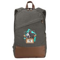 Adopt A Cat Raccoon Opossum SKunk StreetCat Trash Panda Cotton Canvas Backpack