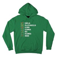 African American Christmas Kwanzaa Seven Principles Hoodie