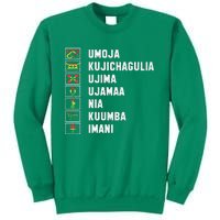 African American Christmas Kwanzaa Seven Principles Sweatshirt