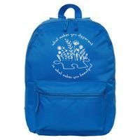 Autism Awareness Cute Gift Autism Awareness Teacher Cute Gift Autism Mom Gift 16 in Basic Backpack