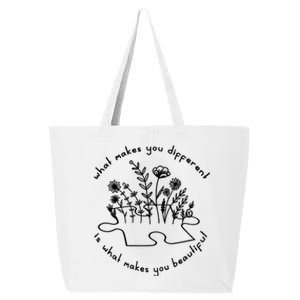 Autism Awareness Cute Gift Autism Awareness Teacher Cute Gift Autism Mom Gift 25L Jumbo Tote