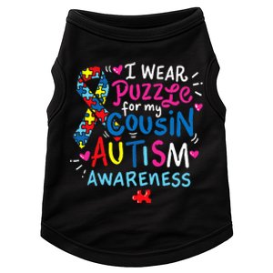 Autism Awareness Cousin funny support awareness month Doggie Tank