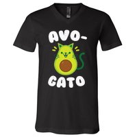 AvoGato Avocado Cinco De Mayo Essential V-Neck T-Shirt