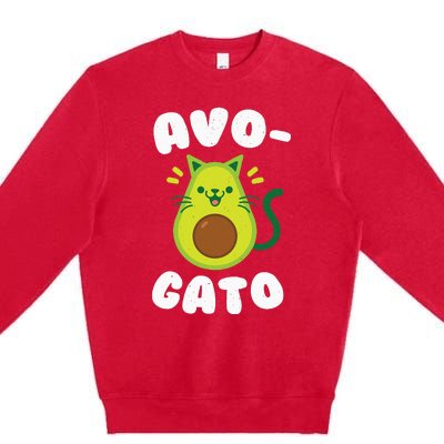 AvoGato Avocado Cinco De Mayo Essential Premium Crewneck Sweatshirt