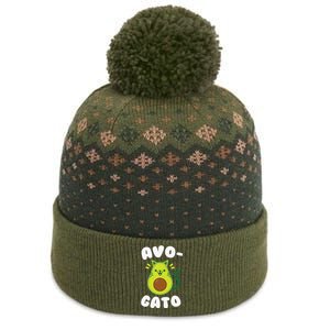 AvoGato Avocado Cinco De Mayo Essential The Baniff Cuffed Pom Beanie