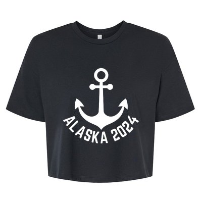 Alaska Alska Cruise Vacation Bella+Canvas Jersey Crop Tee