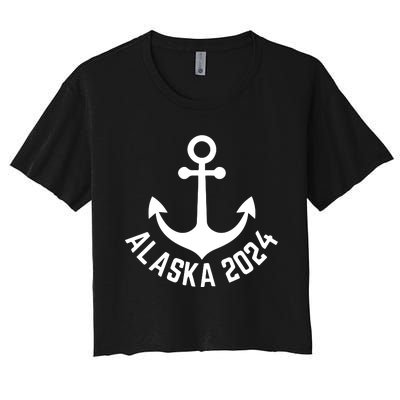 Alaska Alska Cruise Vacation Women's Crop Top Tee