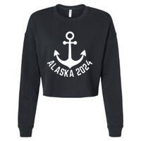 Alaska Alska Cruise Vacation Cropped Pullover Crew