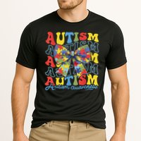 Autism Awareness Coquette Bow Autism Awareness Day Puzzle Cooling Performance Crew T-Shirt