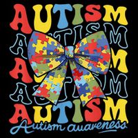 Autism Awareness Coquette Bow Autism Awareness Day Puzzle Cooling Performance Crew T-Shirt