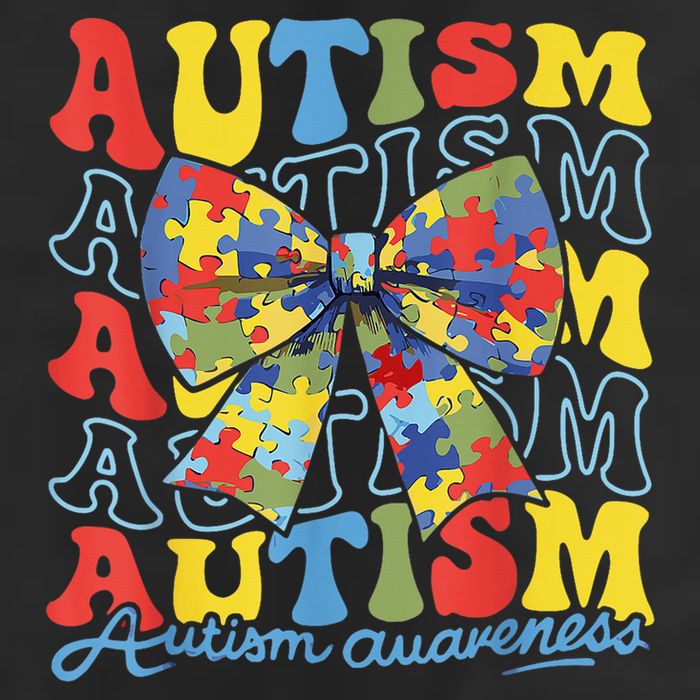 Autism Awareness Coquette Bow Autism Awareness Day Puzzle Adult Drive Performance Visor