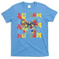 Autism Awareness Coquette Bow Autism Awareness Day Puzzle T-Shirt