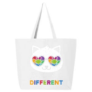 Autism Awareness Cat Warrior It's Ok To Be Different 25L Jumbo Tote