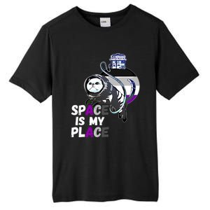 Asexual Astronaut Cat Retro Space Is My Place Ace Asexuality Gift Tall Fusion ChromaSoft Performance T-Shirt