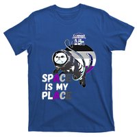 Asexual Astronaut Cat Retro Space Is My Place Ace Asexuality Gift T-Shirt