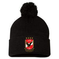 Al Ahly Club Supporter Fan Egypt Egyptian Pom Pom 12in Knit Beanie