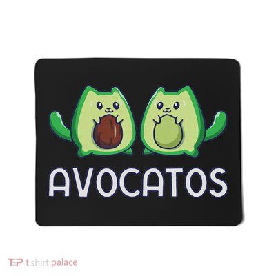 Avogato Avocado Cat Vegan Cat Mousepad