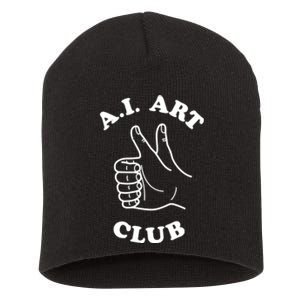 A.i Art Club Short Acrylic Beanie