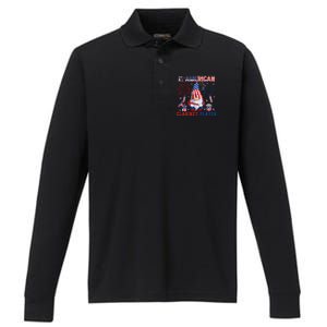 All American Costume Clarinet Player 4th Of July Instrument Performance Long Sleeve Polo