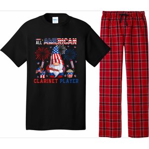 All American Costume Clarinet Player 4th Of July Instrument Pajama Set