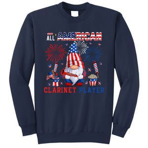 All American Costume Clarinet Player 4th Of July Instrument Sweatshirt