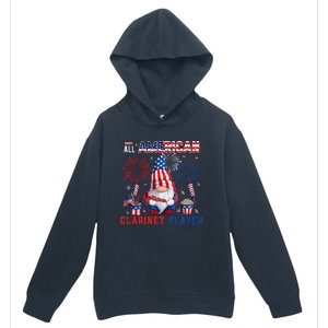 All American Costume Clarinet Player 4th Of July Instrument Urban Pullover Hoodie