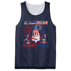 All American Costume Clarinet Player 4th Of July Instrument Mesh Reversible Basketball Jersey Tank