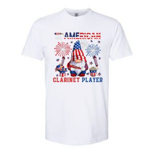 All American Costume Clarinet Player 4th Of July Instrument Softstyle CVC T-Shirt