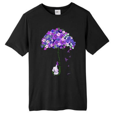 Alzheimer Awareness Cute Elephant I Will Remember For You Tall Fusion ChromaSoft Performance T-Shirt