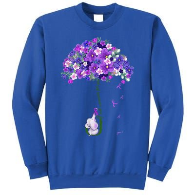 Alzheimer Awareness Cute Elephant I Will Remember For You Sweatshirt