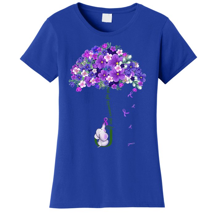 Alzheimer Awareness Cute Elephant I Will Remember For You Women's T-Shirt