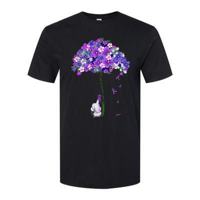 Alzheimer Awareness Cute Elephant I Will Remember For You Softstyle CVC T-Shirt