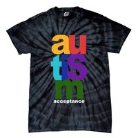 Autism Acceptance Colorful Tie-Dye T-Shirt