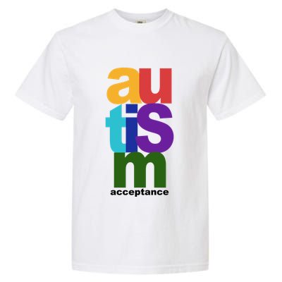 Autism Acceptance Colorful Garment-Dyed Heavyweight T-Shirt
