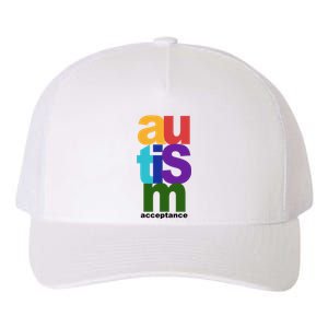 Autism Acceptance Colorful Yupoong Adult 5-Panel Trucker Hat