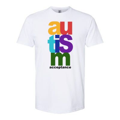 Autism Acceptance Colorful Softstyle® CVC T-Shirt