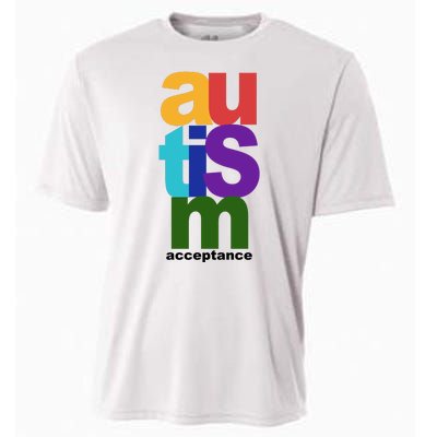 Autism Acceptance Colorful Cooling Performance Crew T-Shirt