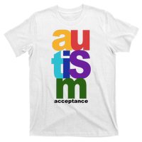 Autism Acceptance Colorful T-Shirt