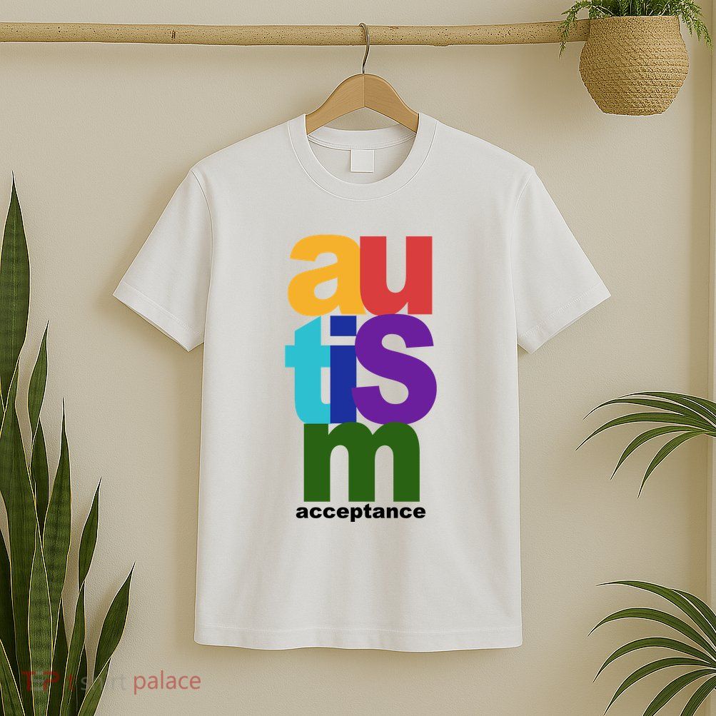 Autism Acceptance Colorful T-Shirt