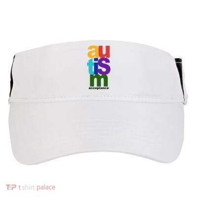 Autism Acceptance Colorful Adult Drive Performance Visor