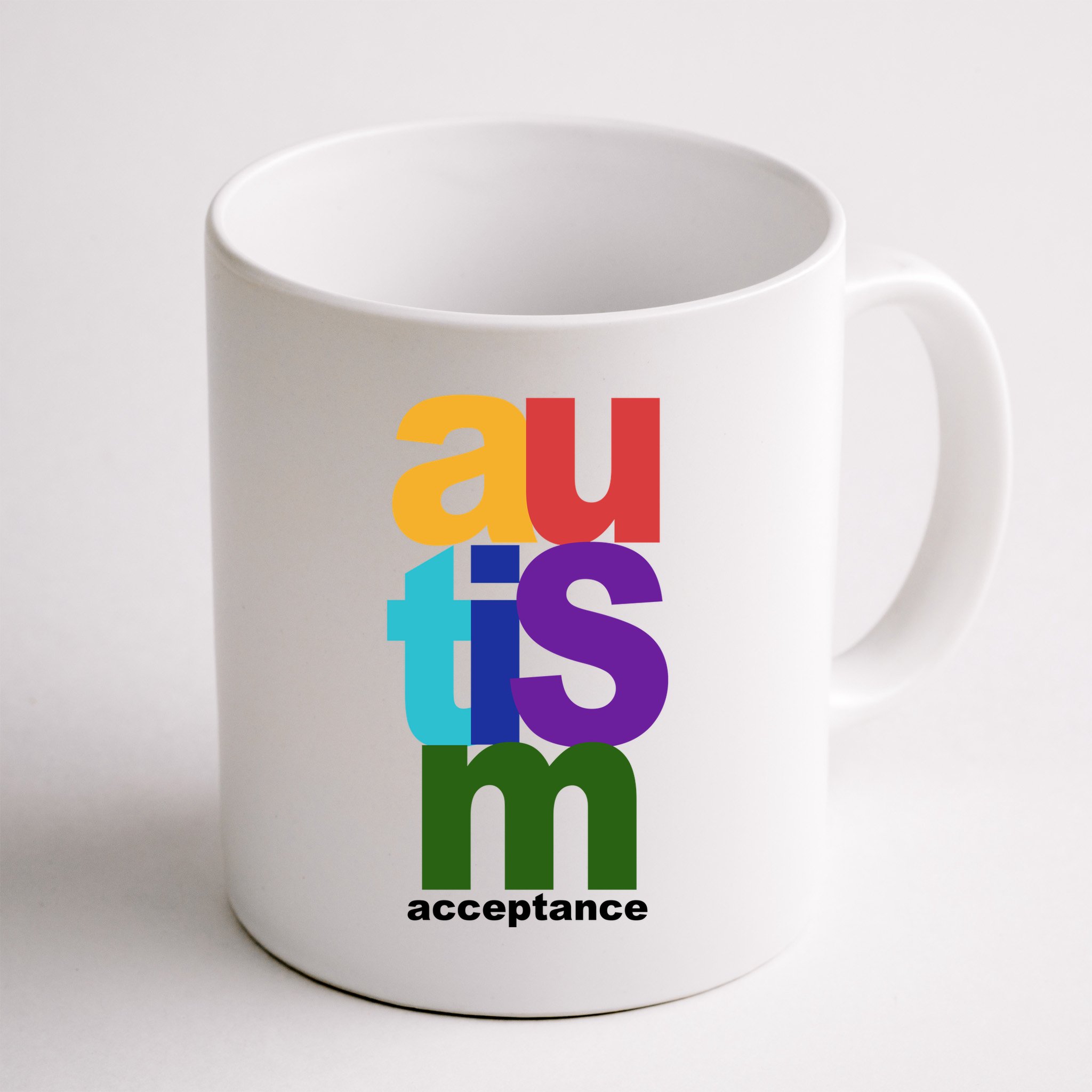 Autism Acceptance Colorful Mug