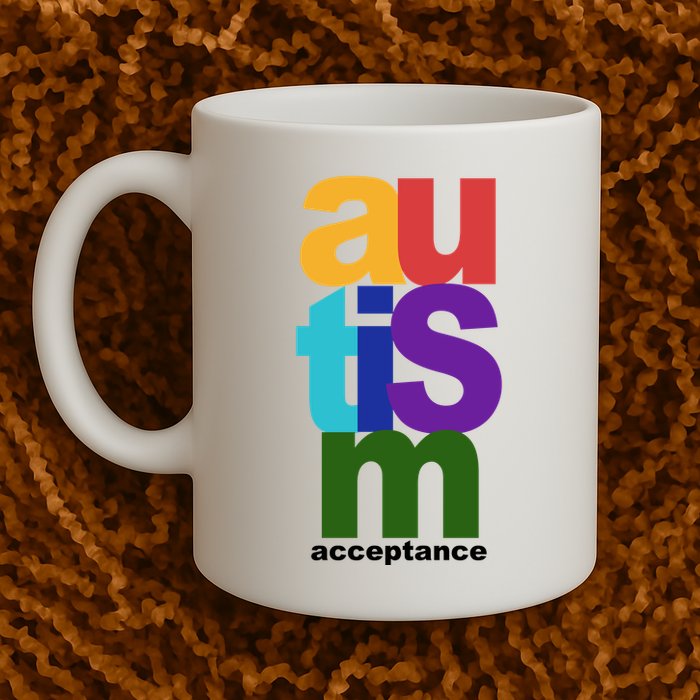 Autism Acceptance Colorful Mug