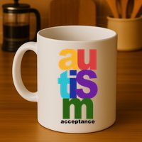 Autism Acceptance Colorful Mug
