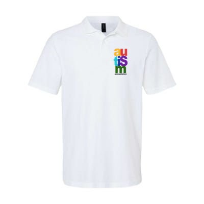 Autism Acceptance Colorful Polo
