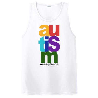 Autism Acceptance Colorful PosiCharge Competitor Tank