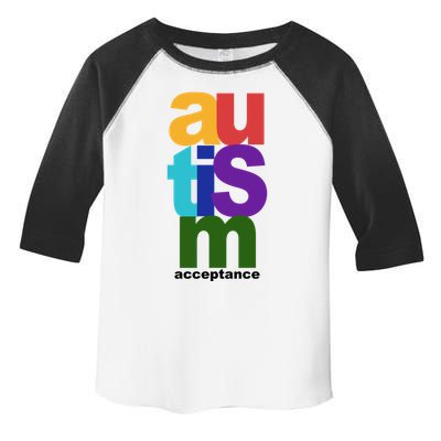 Autism Acceptance Colorful Toddler Fine Jersey T-Shirt