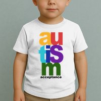 Autism Acceptance Colorful Toddler T-Shirt