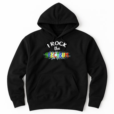 Autism Awareness Cute Gif I Rock The Spectrum Gift Hoodie