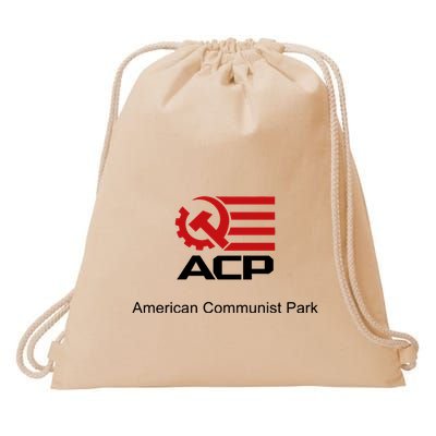 Acp American Communist Party Drawstring Bag