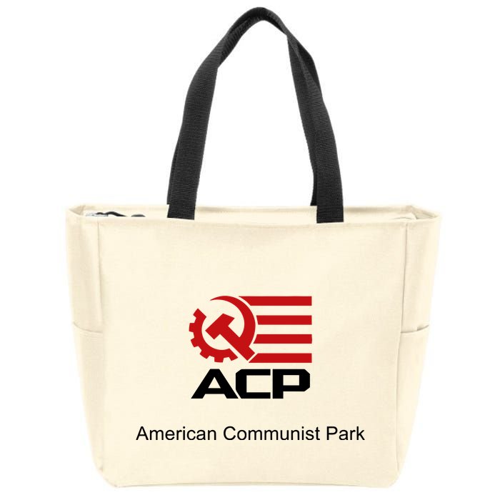 Acp American Communist Party Zip Tote Bag
